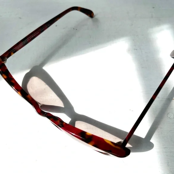 Anglo American Optical Vintage Cat Eye Eyewear Red End of Day Tortoise 'SALINAS' - Picture 12 of 16